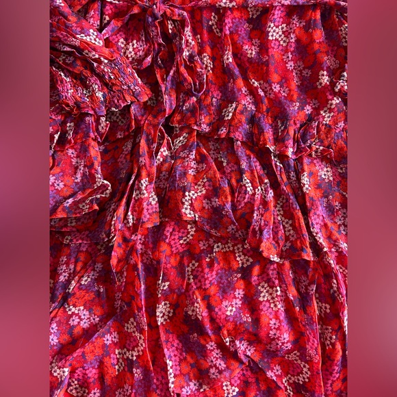 NWT Draper James Brandi Tie Waist Dress Ditsy Floral - Picture 5 of 9